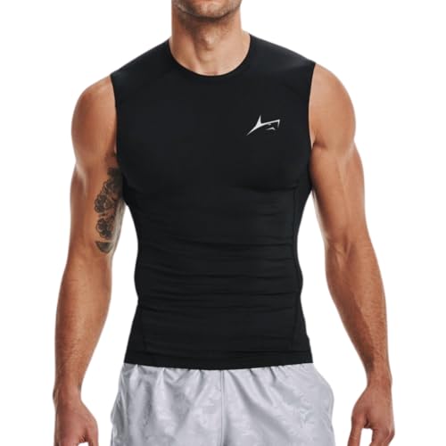 PROSHARX Sleeveless Compression Workout Shirts | Athletic Training Tank Top for Sports & Fitness