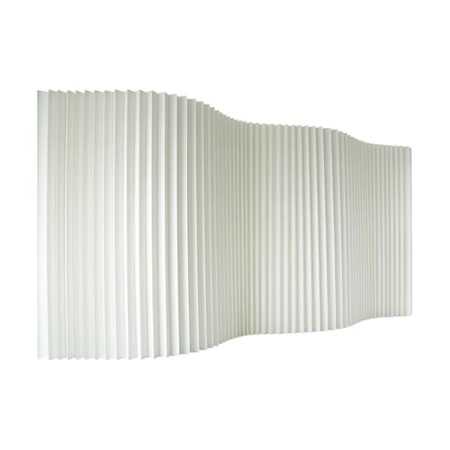 Biombo divisor de ambientes plegable portátil – División interior para oficina, estudio, dormitorio, venta al por menor – Pared ligera de privacidad (5 x 0,28 x 1,8 m) – Separador de espacio versátil