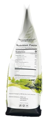 chavi dried noni slides - 500 gram  176 oz  great for making noni juice or tea  abundant antioxidants and amino acids  improves immunity amp antiageing