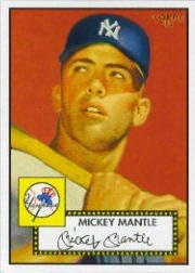 2006 Topps '52 Baseball Card #311E Mickey Mantle