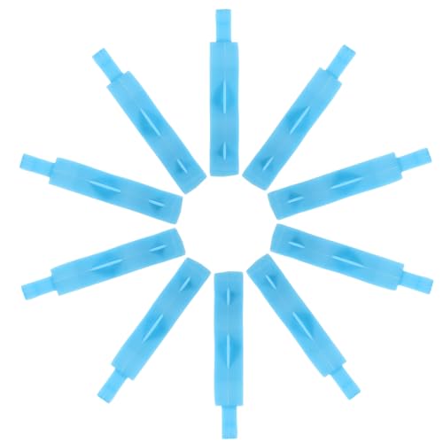 YARNOW Pinzas para Bolsas de Basura de Plástico Azul 10 Piezas Clips para Cubo de Basura de Cocina Soporte Compacto para Fijar Bolsas en Hogar Oficina y Cocina
