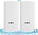 Produktbild KuWFi 300Mbit/s WLAN Bridge Set, 2.4GHz Outdoor WiFi Bridge, 1KM Point to Point Wireless Bridge mit 12dBi Antenne, PoE, IP65 Wasserdicht, für PtP/PtMP/Starlink/Kamera/PC/NVR/DNR/Garten/Garage/Scheune