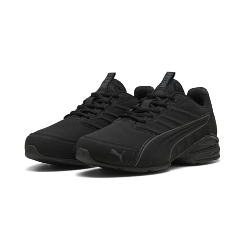 PUMA Chaussures de Course sur Route Unisexe Electro SL, Noir/Gris Ombre, Pointure 45 EU, Puma Gris Ombre Noire, 44.5 EU