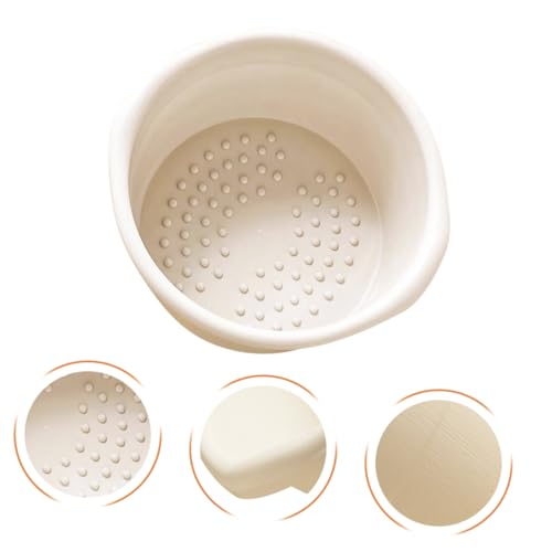 Tina de Plástico para Baño de Pies 7L Beige miniatura 5