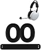 Funda de silicona compatible con Sony INZONE H9 II, cubierta protectora suave a prueba de golpes para accesorios Sony INZONE H9 II, protección integral - negro 2