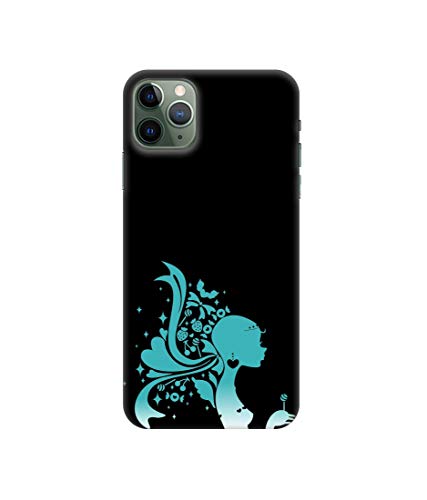 Image of Amazon Brand - Solimo Designer Lady Vector N 3D Printed Hard Back Case Mobile Cover for Apple iPhone 11 Pro Max