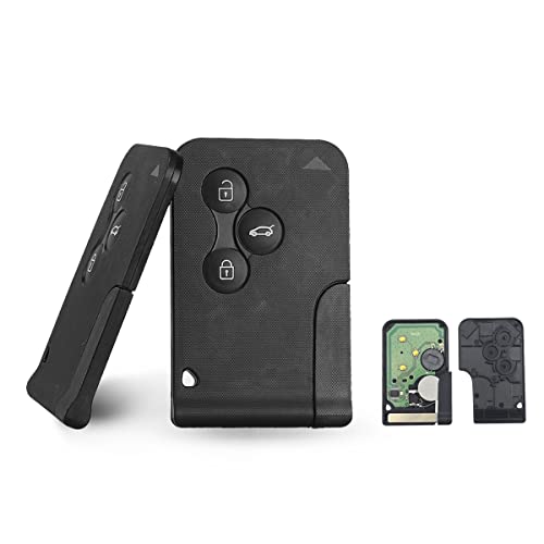 Heart Horse 2pc Carcasa mando llave del coche, 3 Botones Funda de Llave Remota, Carcasa repuesto...