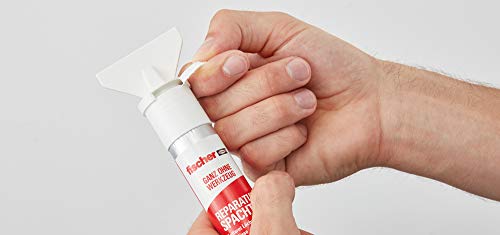fischer SCLM witte spatel voor het afdekken van gaten en deuken, met spatel voor eenvoudig gebruik, 70 ml - Afbeelding 7