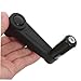 PRETYZOOM Black Nylon Handle with Round Installation Hole Revolving Handle for Machine Tools and Industrial Applications Enhanced Efficiency and High Precision for Woodworking Machinery