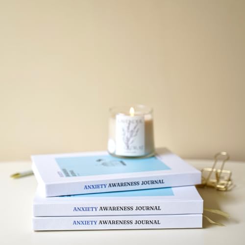 Image of Anxiety Awareness Journal [Hardcover] | Guided Exercises, Coping Techniques & Calming Reflection Prompts for Stress, Triggers, Mindful Practices & Emotional Wellbeing | Created by Mindbrush