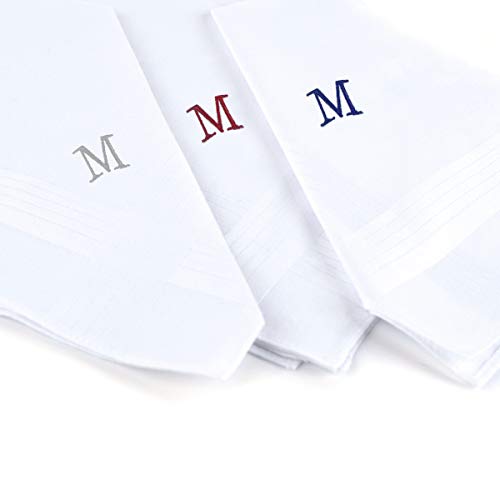 Boxed-Gifts Monogrammed Handkerchiefs For Men thumb #1