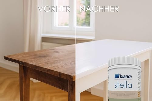 Bianca Stella Universalfarbe Ohne Schleifen - Wasserbasierte Parfümierte Renoiverfarbe für Möbel, Holz, Fliesen… – Ansicht 5