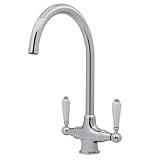 Le design à double levier permet un mélange précis de l'eau chaude et froide