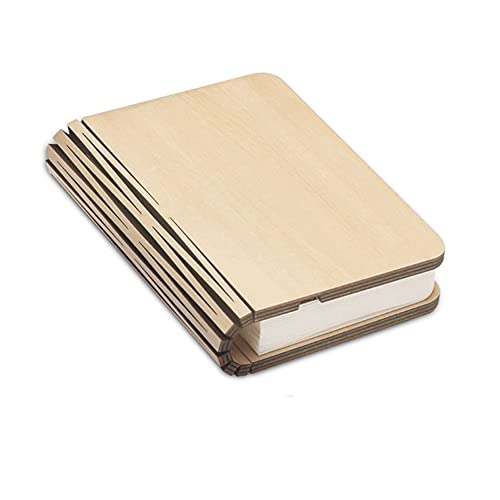 SagaSave Wooden Book Light Folding Night Light Portable Book Lamp USB Rechargeable Desk Light for Mom Women Boys Kids Girls
