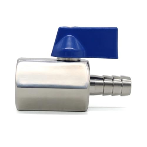 Válvula de bola para regular tubos de 8mm con rosca externa compacta de 3/8" 6