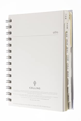 Image of Collins Debden Elite 2024 Diary Compact Week to View Planner - Diary Refill - Business Planner and Organiser - January to December 2024 Diary - Weekly - 1150R-24, White