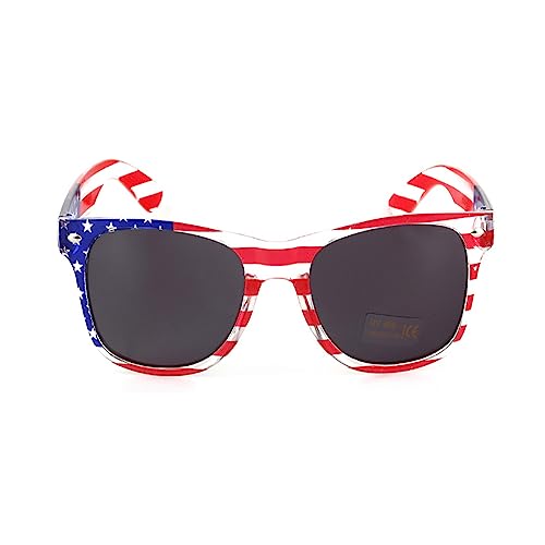 Soochat American Flag Sunglasses 4th of July Sunglasses Patriotic Party Glasses Eyewear for Independence Day Party Decorations Photo Prop2