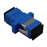 Conectra® - Glasfaser Adapter für FTTH | SC/UPC auf SC/UPC | Simplex | Monomode | Blau (1 Stück)