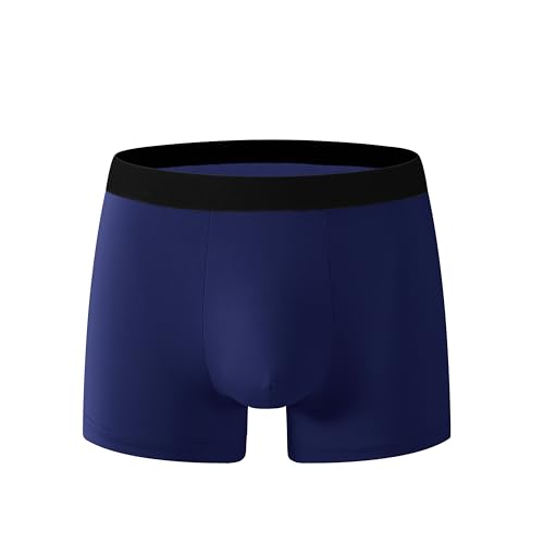 Men's Boxer Briefs Moisture Wicking & Breathable Underwear Soft & Comfortable Men's Briefs Perfect for Daily Wear Navy