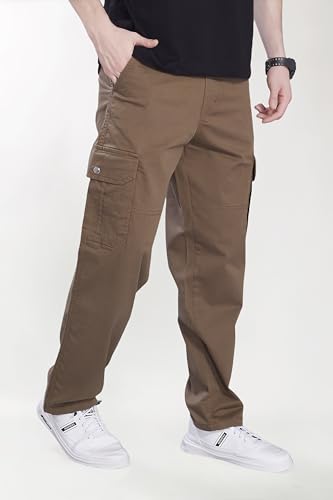 Image of DIVISIVE Men's Loose Baggy Fit Cotton Cargo Pants