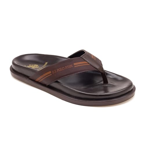 Image of U.S. Polo Assn. Men's Leather Slipper