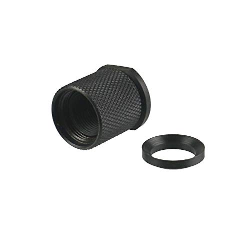 TWP 1/2-28 TPI Thread Protector with 5/8-24 TPI Outside Thread, 1/2x28 TPI to 5/8x24 TPI Convertor. + 5/8x24 TPI Thread Protector and a Crush Washer, All Steel