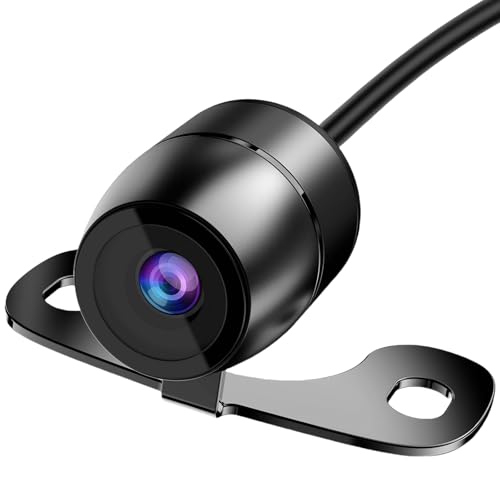 Image of AHD 720P Backup Camera,Night Vision HD Metal Flush or Surface Mount CVBS,AHD Reverse Rear View Backup Camera for Cars Pickup Trucks SUVs RVs Vans