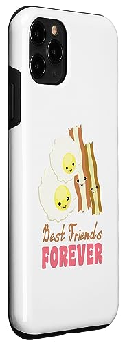 Image of iPhone 11 Pro Cute Kawaii Eggs and Bacon BFF Best Friends Forever Case