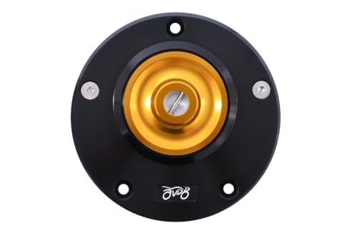 Bouchon réservoir rapide 1/4 tour AVDB pour Kawasaki Z1000 et ER6 coloris or