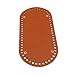 DIY Knitting Crochet Bags Nail Bottom Shaper Pad Weaving Bags Pet Bags Insert Cushion Base 8 Colors 25x12x0.4cm - Brown, 25x12x0.4cm