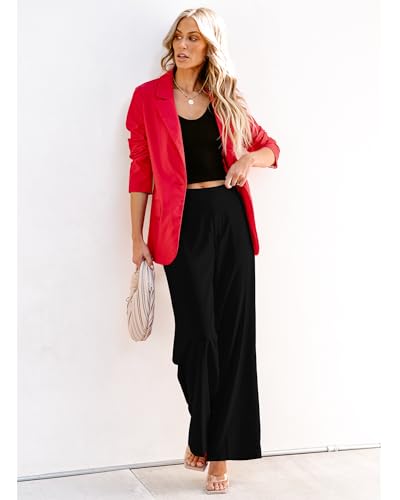 luvamia Blazers for Women Business Casual Dressy Work Fashion Lightweight Spring Summer Linen Unlined 2025 Suit Jackets