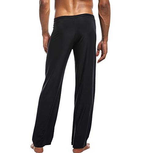 K-Men Mens Plus Size Hot Black Long Trousers Club Dance Pants Lounge Sleep Bottoms Xl #TOP4