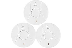 3 Pack Photoelectric Smoke and Carbon Monoxide Detector