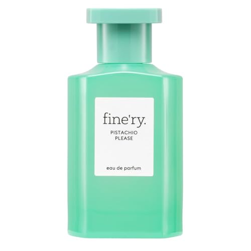 Finery Pistachio Please Gourmand Vanilla Eau de Parfum Long-Lasting Perfume for Women - Roasted Almond Sweet Pistachio & Vanilla Milk - Warm Full Size Hair & Body Fragrance Gift for Her (60mL)