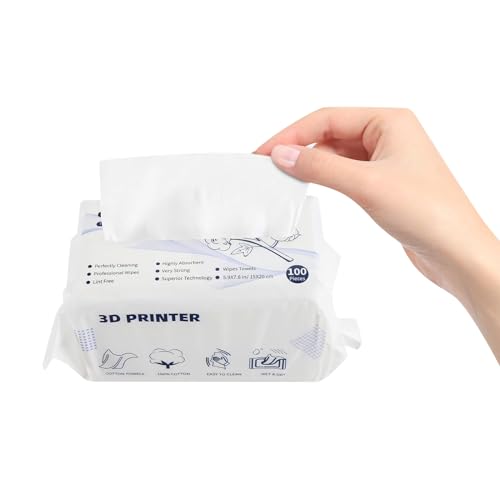 FYSETC Resin 3D Printing Cleaning Wipes - Upgrade Dry-Wettable Wipers:...