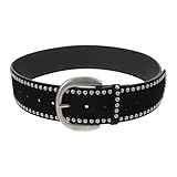 Durabilité exceptionnelle : renforcée par des rivets et des coutures fines, cette ceinture cloutée résiste à l'usure quotidienne – idéale pour celles et ceux qui recherchent une ceinture streetwear ou une ceinture à œillets robuste, une ceinture cloutée à rivets ou une ceinture en jean