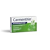 Carmenthin bei Verdauungsstörungen | 14 Weichkapseln | pflanzliches Arzneimittel bei Blähungen, Blähbauch, Völlegefühl & Schmerzen | mit Pfefferminzöl & Kümmelöl | beruhigt den Magen-Darm-Trakt
