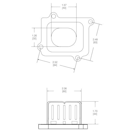 Válvula de lengüeta de aluminio y carbono para admisión exacta en Yamaha YZ125 3