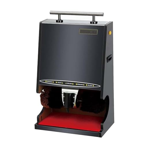 CUTANGELAR Cireuse Électrique Portable - Commande Au Pied, Sans Se Pencher, Buse En Marbre, Grand Réservoir De Cire De 150 Ml, Cireuse À Chaussures...