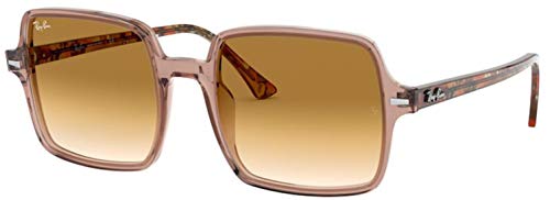 Ray-Ban RB1973 Sunglasses Bundle: RB 1973 128151 Transparent Light Brown and Universal Anti-slip Silicone Leash