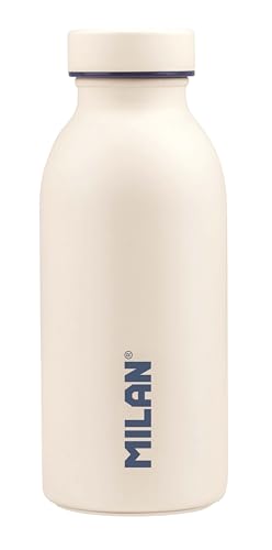 MILAN Botella isotérmica de acero inoxidable 354 ml serie 1918, blanco