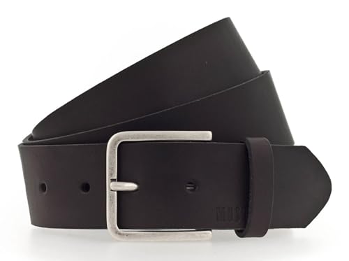 Ceinture en cuir MUSTANG W115 marron foncé pour homme