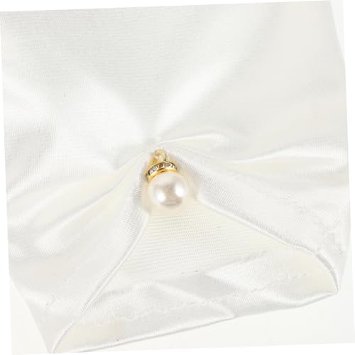 BESPORTBLE 1pair Elegant Lace Gloves with Pendant for Weddings Bridal Events and Evening Parties Wrist Fingerless Design for Women and Girls3