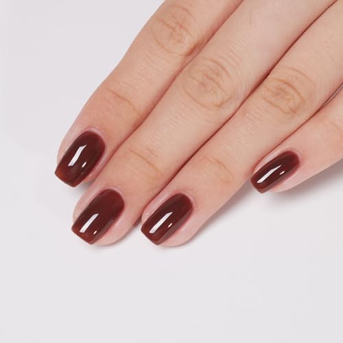 Nude Brown Gel Nail Polish 15ml Chocolate Coffee Gel Polish Soak Off U V LED Nail Lamp Nail Art Manicure Salon DIY Home