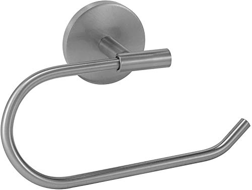 SENSEA - Toilettenpapierhalter ohne Deckel - Zinklegierung + Stahl - Befestigung mit oder ohne Bohrung Cover