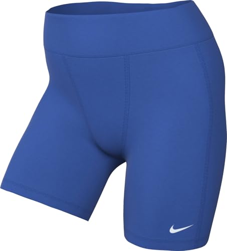 Nike FN2374-463 Shorts PRO Leak Protections Pantaloncini Donna Royal Blue/Black/White Taglia XS