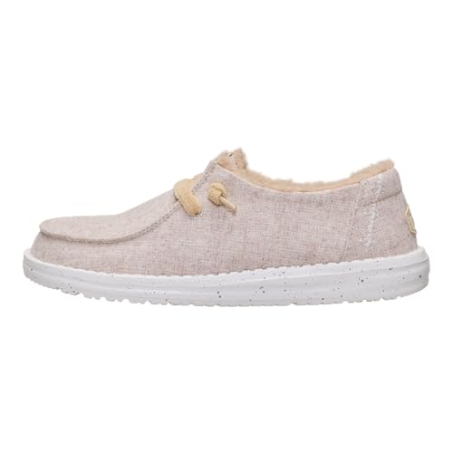 HEYDUDE Wendy Wool Cozy Oatmeal Size 8, Women’s Shoes, Slip-on