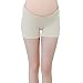 Tremour Maternal Low Waist Briefs U-shaped Belly Support Cotton Underpants 2 Pcs Beige Large