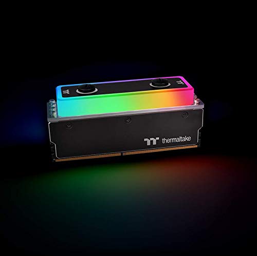 Image of Thermaltake WaterRAM Alexa /Razer Chroma /5V Motherboard Syncable RGB Liquid Cooling Memory DDR4 3600MHz 32GB (8GB X 4) CL-W262-CA00SW-A