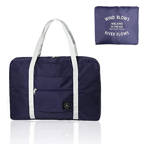 1 st ljusgrön packbar duffelväska, bagageförvaringsväska, sport- och fitnessbagage, bärbar duffelväska för resor, camping.,...
